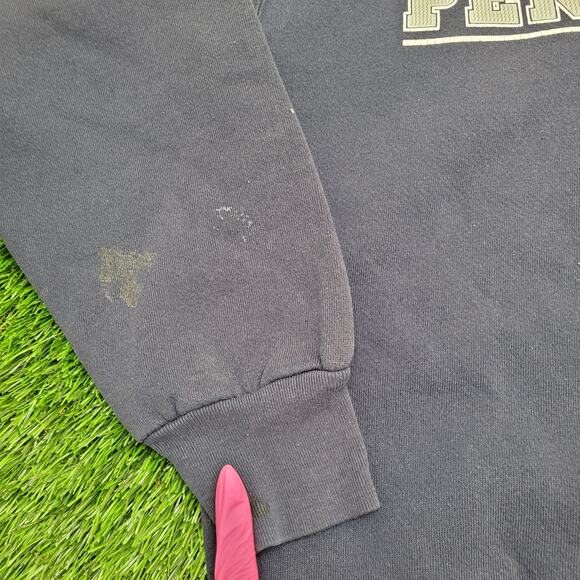 Vintage Penn State Sweatshirt L/XL 25x25 Faded Distressed Boxy - Picture 9 of 14